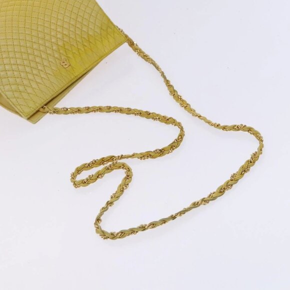 TORY BURCH Bally Tote Bag PVC Leather 2Set Black Yellow - Picture 11 of 14